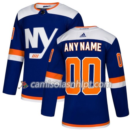 Camisola New York Islanders Personalizado Adidas 2018-2019 Alternate Authentic - Homem